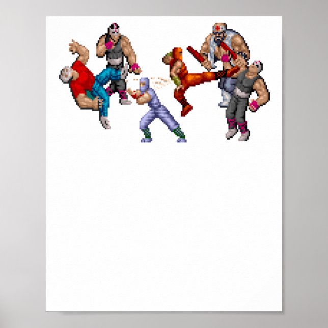 Ninja Gaiden Arcade Brawl Sticker  Poster (Front)