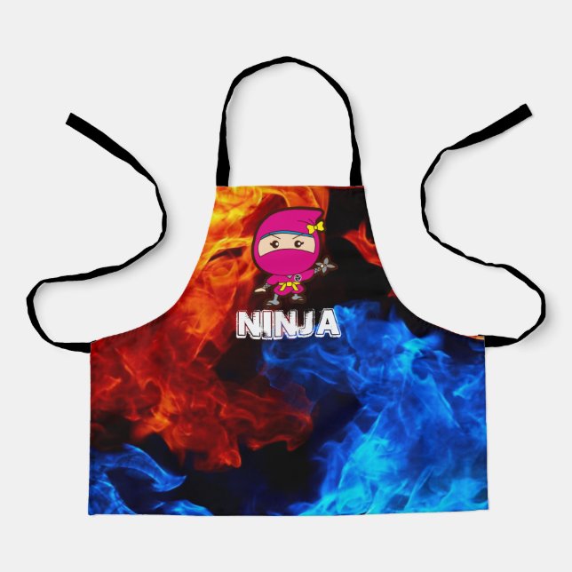Ninja Girl Apron (Front)