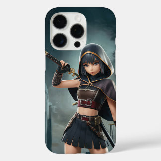 Ninja Girl Art – Dynamic and Fierce Warrior  iPhone 16 Pro Case