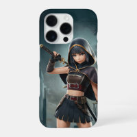 Ninja Girl Art – Dynamic and Fierce Warrior