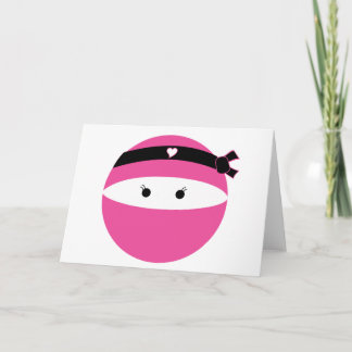 Ninja Girl Card