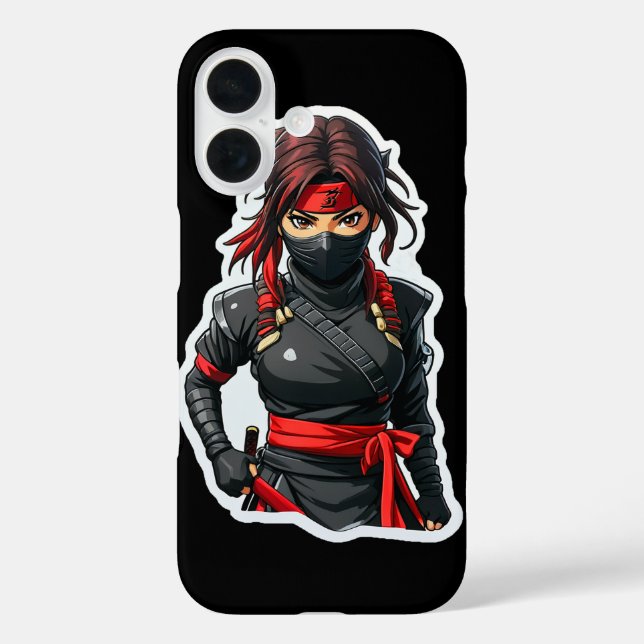 Ninja Girl Case-Mate iPhone Case (Back)