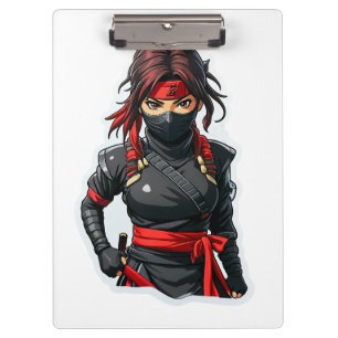 Ninja Girl Clipboard