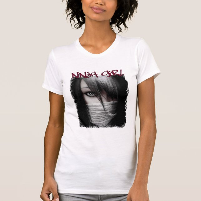 ninja girl emo T-Shirt (Front)