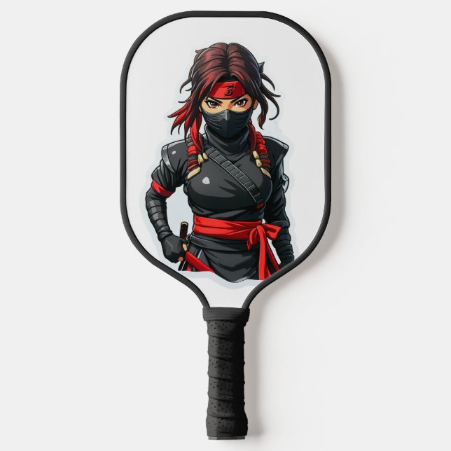 Ninja Girl Pickleball Paddle (Front)
