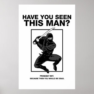 Ninja - Have You Seen This Man? Poster