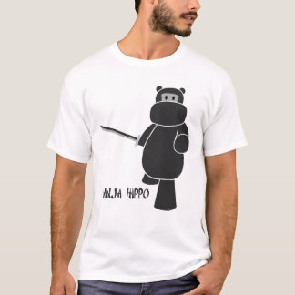 Ninja Hippo - Ready for battle T-Shirt
