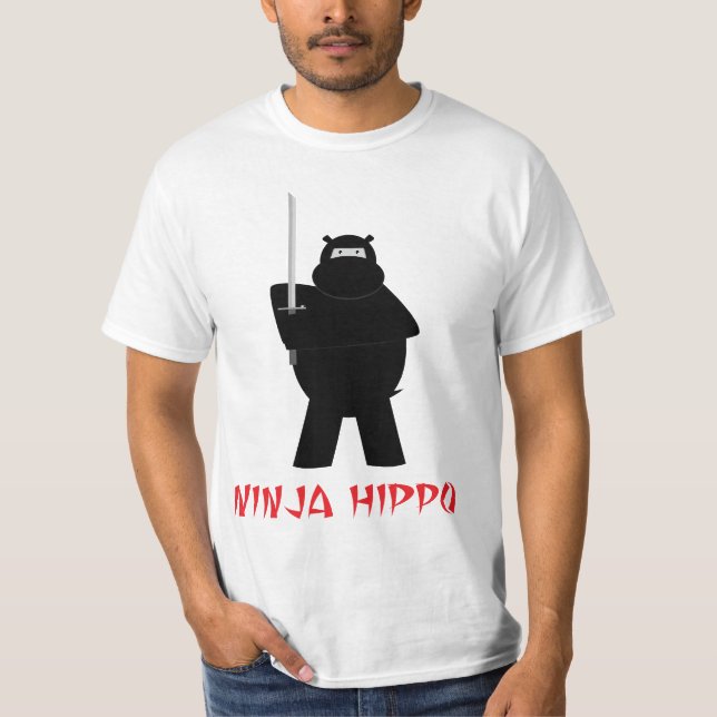 Ninja Hippo T-Shirt (Front)