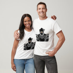 Ninja in black attire. T-Shirt