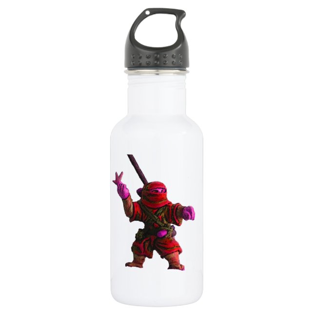 Ninja in Red 532 Ml Water Bottle (Front)