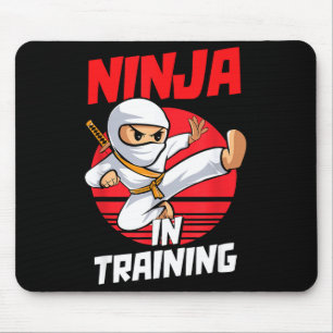 Ninja In Training Costume Party Warrior Boys Girls Mouse Pad