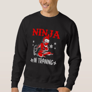 Ninja In Training For Shinobi Kids Karate Sweatshirt