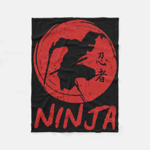 Ninja In Training Ninja Warrior Obstacle Course Ka Fleece Blanket
