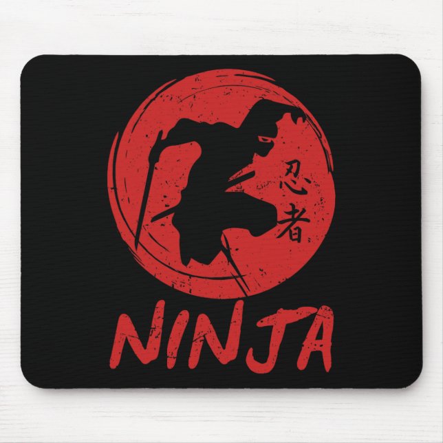 Ninja In Training Ninja Warrior Obstacle Course Ka Mouse Pad (Front)