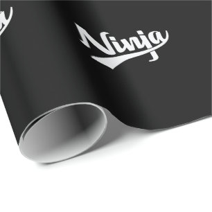 Ninja Japan fighter Wrapping Paper