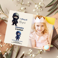 Ninja Karate Martial Arts Birthday Party Photo