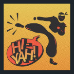 Ninja karate pop art - retro poster<br><div class="desc">Hi-yah! - Pop art ninja in a graphic novel style. Designed for action heroes everywhere. While it stands beautifully on its own,  this print is also part of a collection perfect for creating a cohesive and imaginative gameroom or kids room.</div>