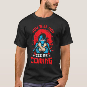 Ninja Katana Japan Ninjutsu Samurai Shaolin Shurik T-Shirt