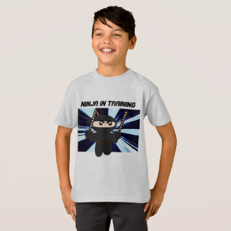 NINJA KIDS TSHIRTS, NINJA IN TRAINING BOYS SHIRT