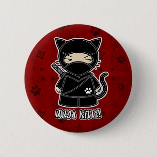 Ninja Kitty! In Red Button