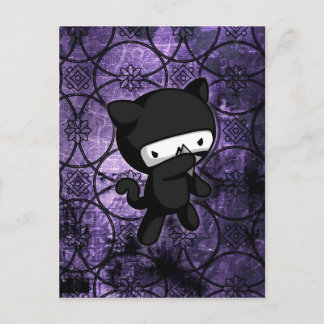 Ninja Kitty Postcard