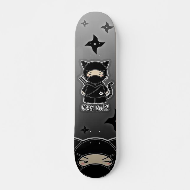 Ninja Kitty! Skateboard (Front)