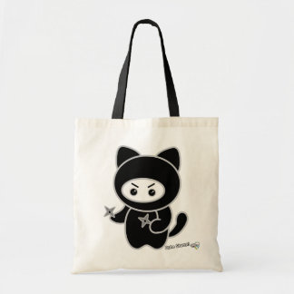 Ninja kitty tote bag