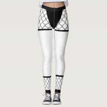 Ninja Leggings - Fishnet Mesh Half Pants