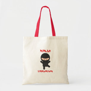 Ninja Librarian (Plain) Tote Bag