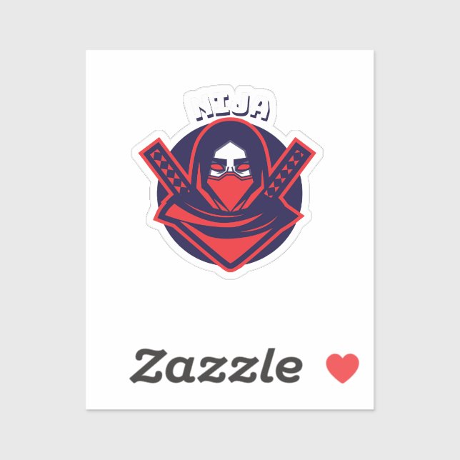 Ninja Logo – Bold Warrior Emblem (Sheet)