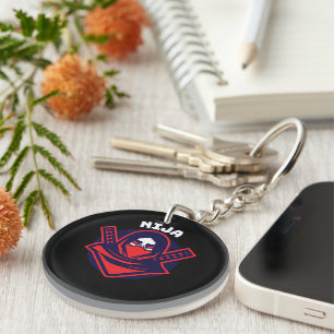 Ninja Logo – Bold Warrior Emblem Key Ring