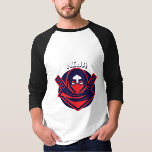 Ninja Logo – Bold Warrior Emblem T-Shirt