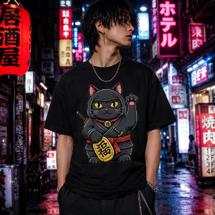 Ninja Maneki Neko T-Shirt