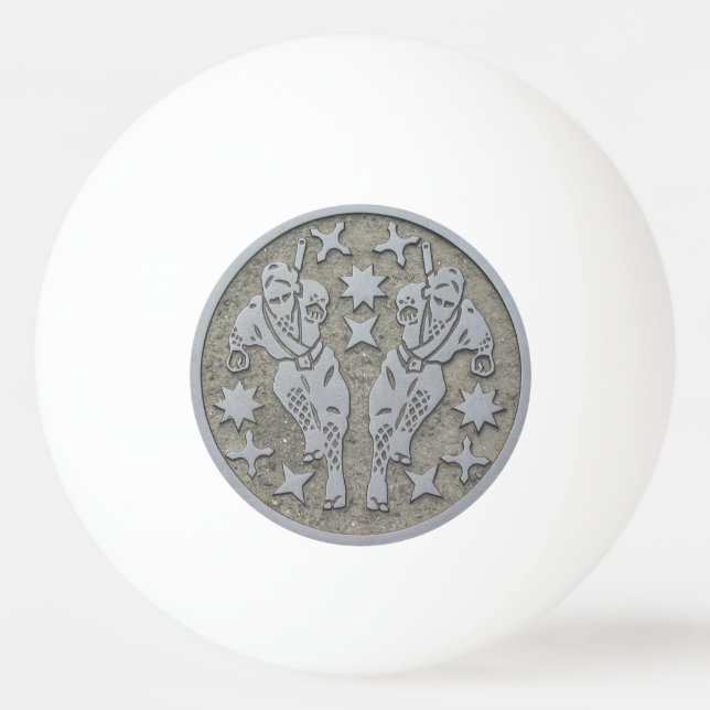 Ninja Manhole Ping Pong Ball (Front)