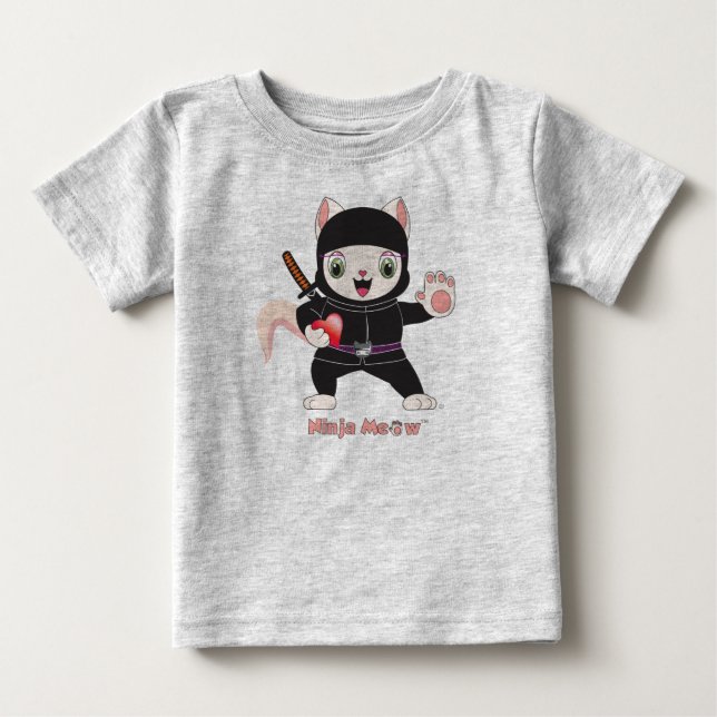 Ninja MEOW™ Baby T-Shirt (Front)