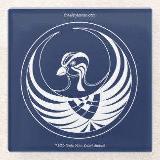 Ninja Mom Glass Coaster