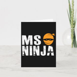 Ninja - Multiple Sclerosis Support Awareness Fight Card