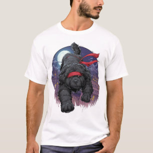 Ninja Newfie � Stealthy Big Dog T-Shirt