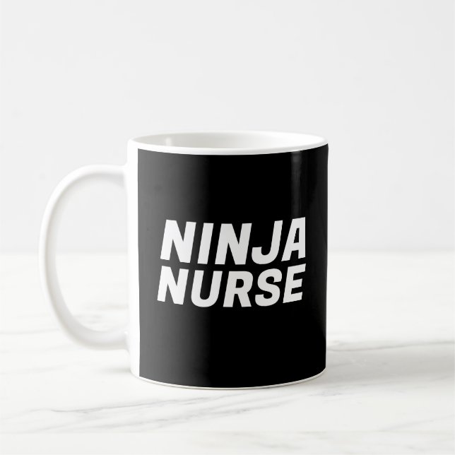 NINJA NURSE COFFEE MUG (Left)