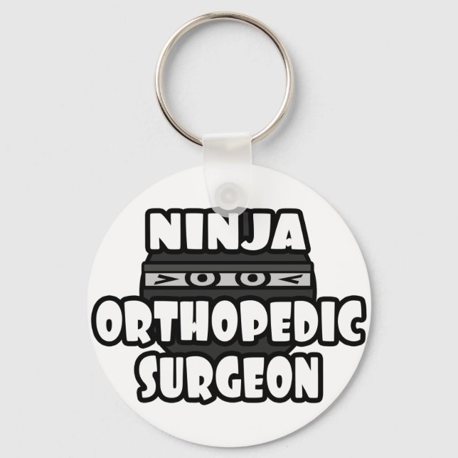 Ninja Orthopaedic Surgeon Key Ring (Front)