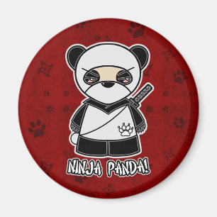 Ninja Panda! In Red Magnet
