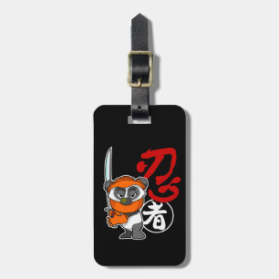 Ninja Panda Luggage Tag