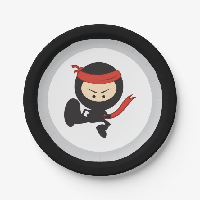 Ninja Paper Plates (Front)