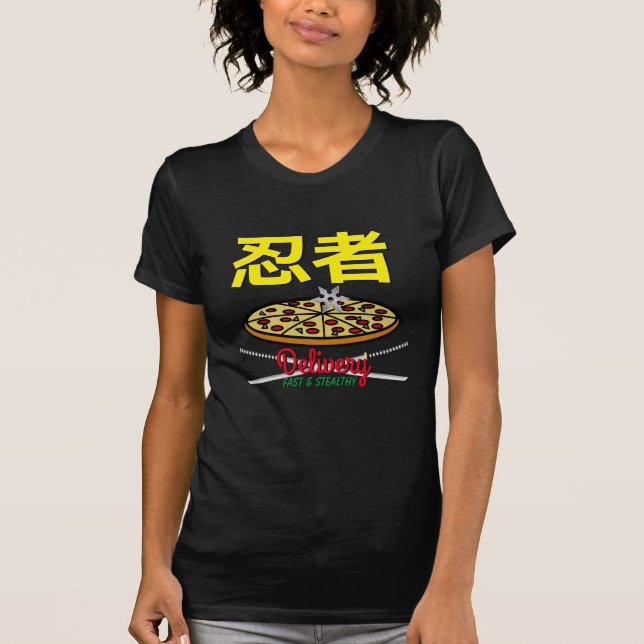 Ninja Pizza Delivery T-Shirt (Front)