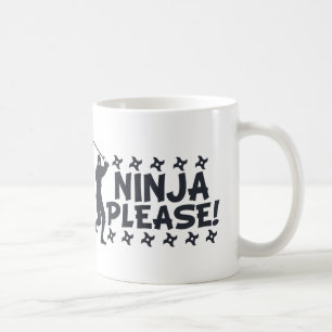 Ninja Please Coffee Mug