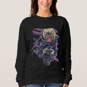 Ninja Pug Gamer Essential T-Shirt 4 Sweatshirt