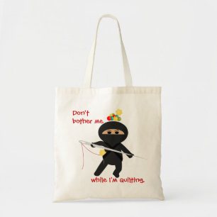Ninja Quilter With Sewing Needle and Pins Bag