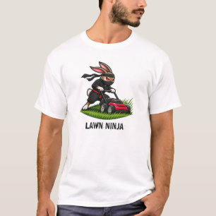 Ninja Rabbit Lawn Care & Landscaping Service T-Shirt
