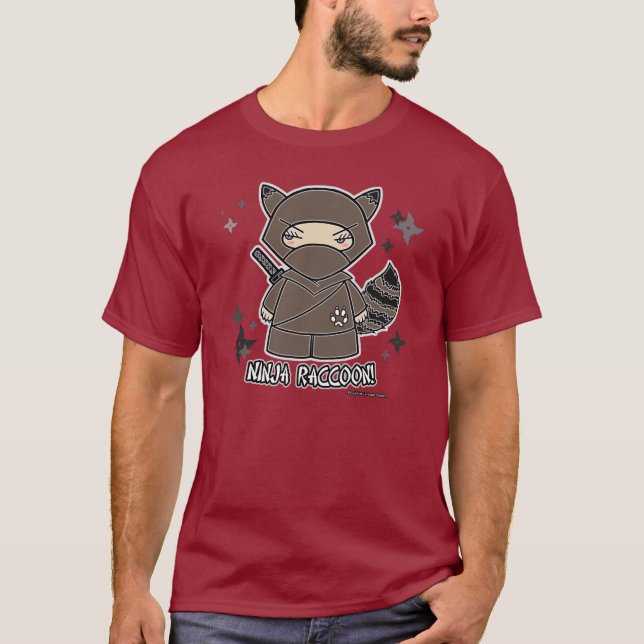Ninja Racoon! T-shirt (Front)