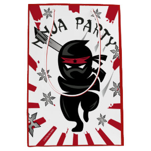 Ninja Samurai Warrior Birthday Party Gift Bag